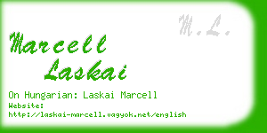 marcell laskai business card